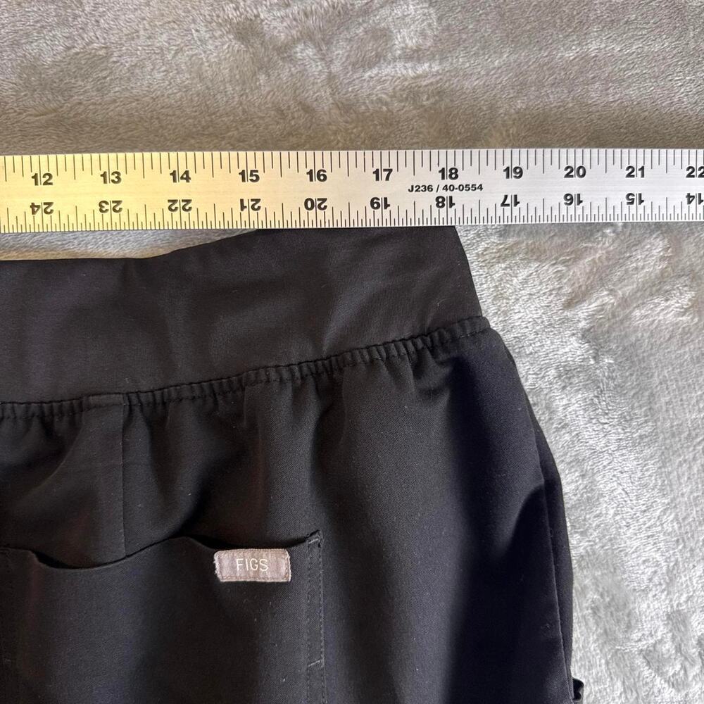 FIGS Technical Collection Jogger Scrub Pants Black Medical Uniform 3XL - Picture 6 of 7